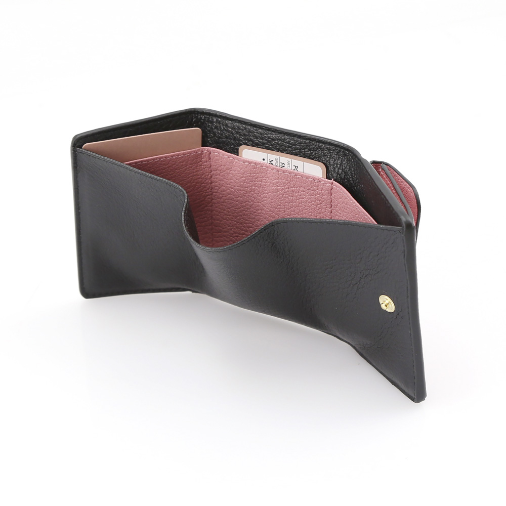 miumiu ミュウミュウ  MADRAS三折財布TINYミニ 5MH020-2BJI/NE-RO ブラック／コンビ【FITHOUSE ONLINE SHOP】