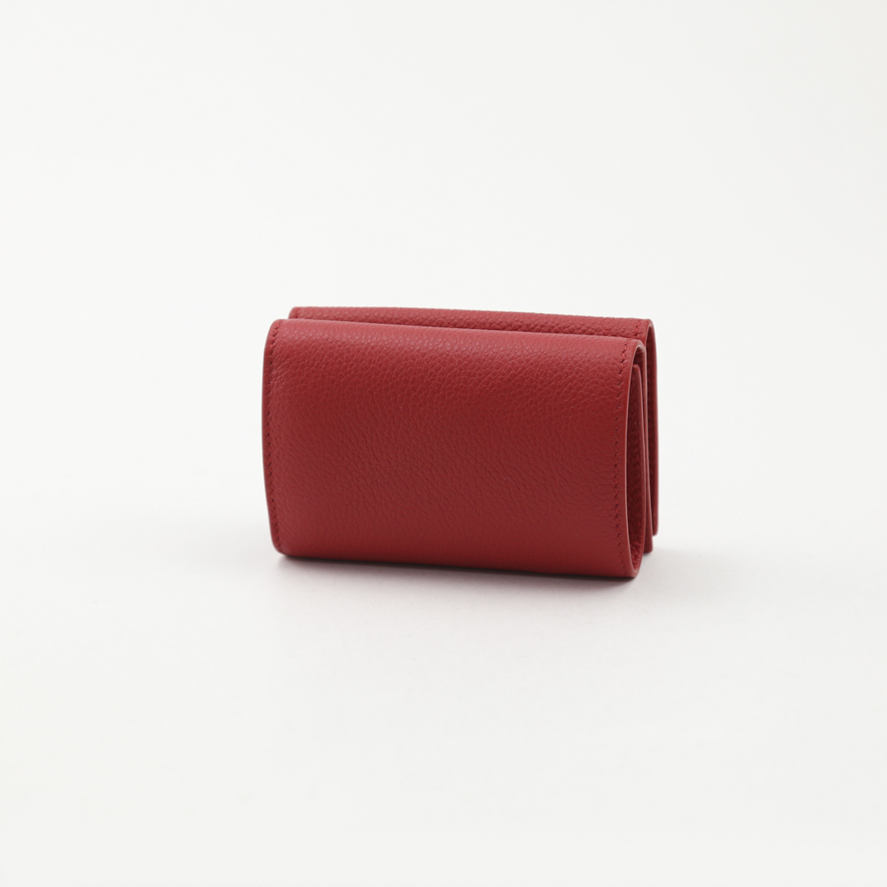 サンローラン Saint Laurent 折財布 グレインステッチTINY三折財布ミニ 459784B680N 6515 レッド【FITHOUSE ONLINE SHOP】