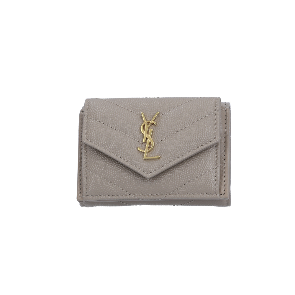 サンローラン Saint Laurent 折財布 モノグラムSLP TINY三折ミニ サンローラン Saint Laurent 折財布 モノグラムSLP TINY三折ミニ
