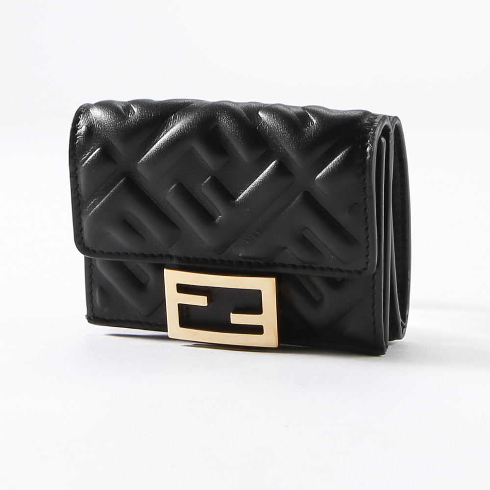 フェンディ FENDI 折財布 F IS FENDIロゴ エンボス 三折 TINY 8M0395-AAJD【FITHOUSE ONLINE SHOP】