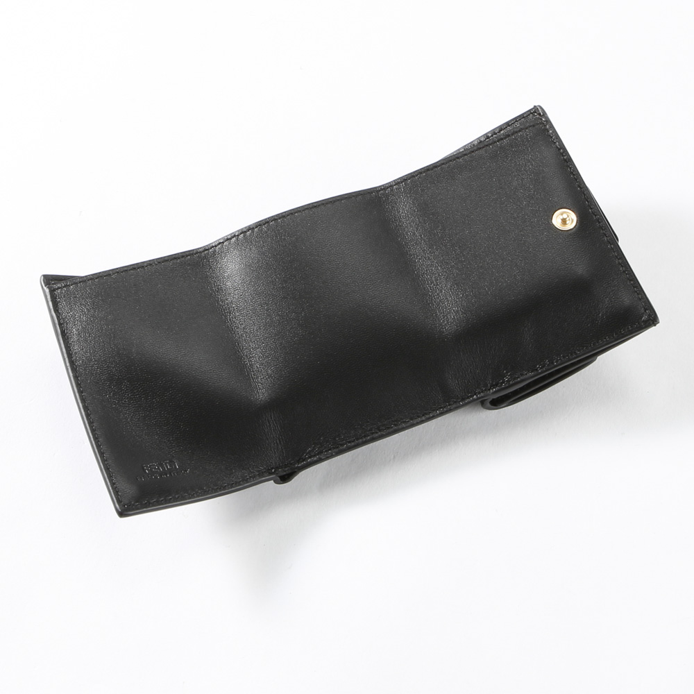 フェンディ FENDI 折財布 F IS FENDIロゴ エンボス 三折 TINY