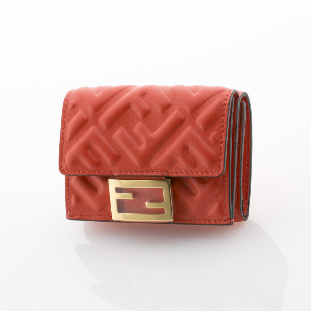 フェンディ FENDI 折財布 ロゴ エンボス 三折 TINY 8M0395-AAJD【FITHOUSE ONLINE SHOP】