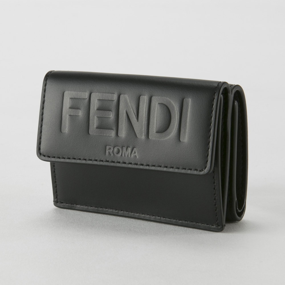 フェンディ FENDI 折財布 ロゴエンボス三折TINY 8M0395-AAYZ【FITHOUSE 