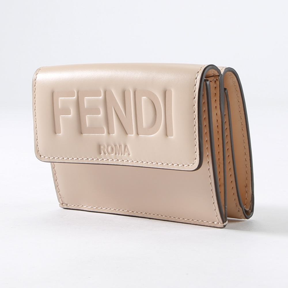 フェンディ FENDI 折財布 ロゴエンボス三折TINY 8M0395-AAYZ【FITHOUSE