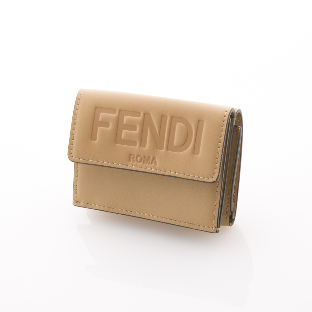 フェンディ FENDI 折財布 FENDIロゴ エンボス 三折 TINY 8M0395-AAYZ 
