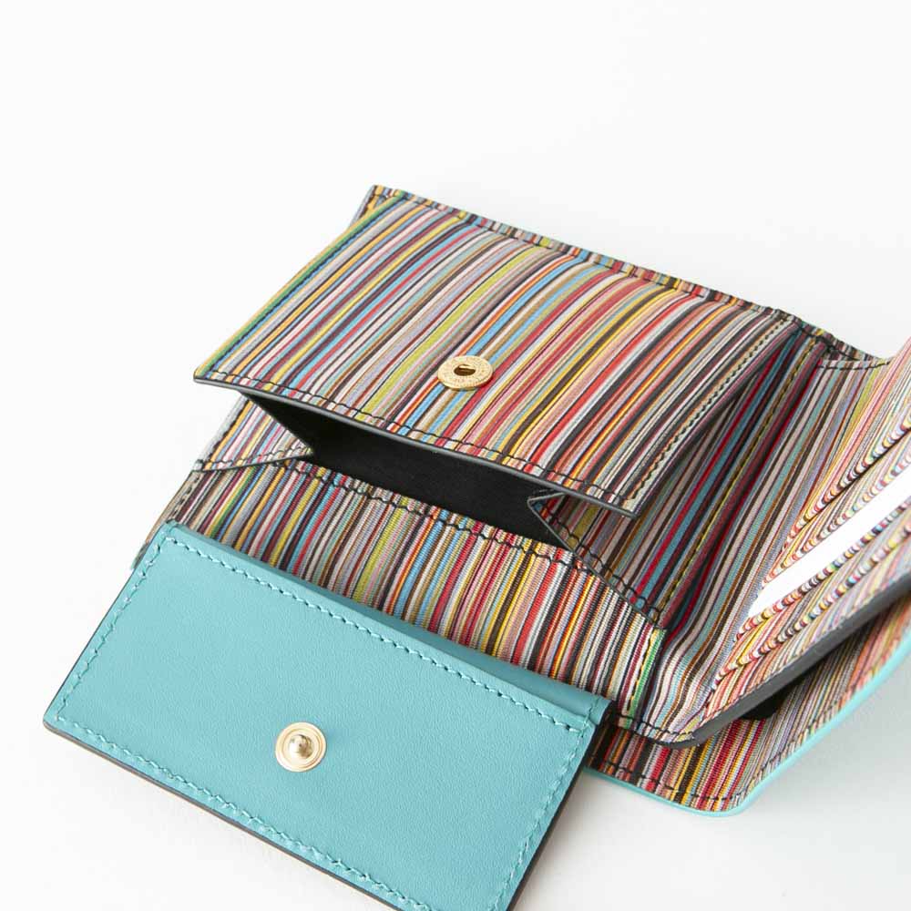 ポールスミス Paul Smith MULTI STRIPE 折財布小銭付 M1A4833/BMULTI【FITHOUSE ONLINE SHOP】