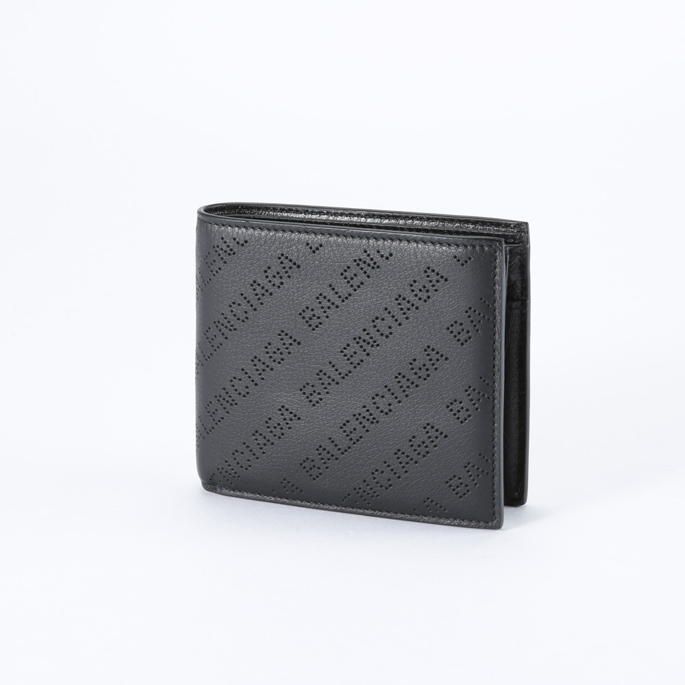 【10％OFFクーポン対象商品】バレンシアガ BALENCIAGA 折財布 CASH PERFORATED LEATHER 折財布小銭入付 594315D6WZN【FITHOUSE ONLINE SHOP】