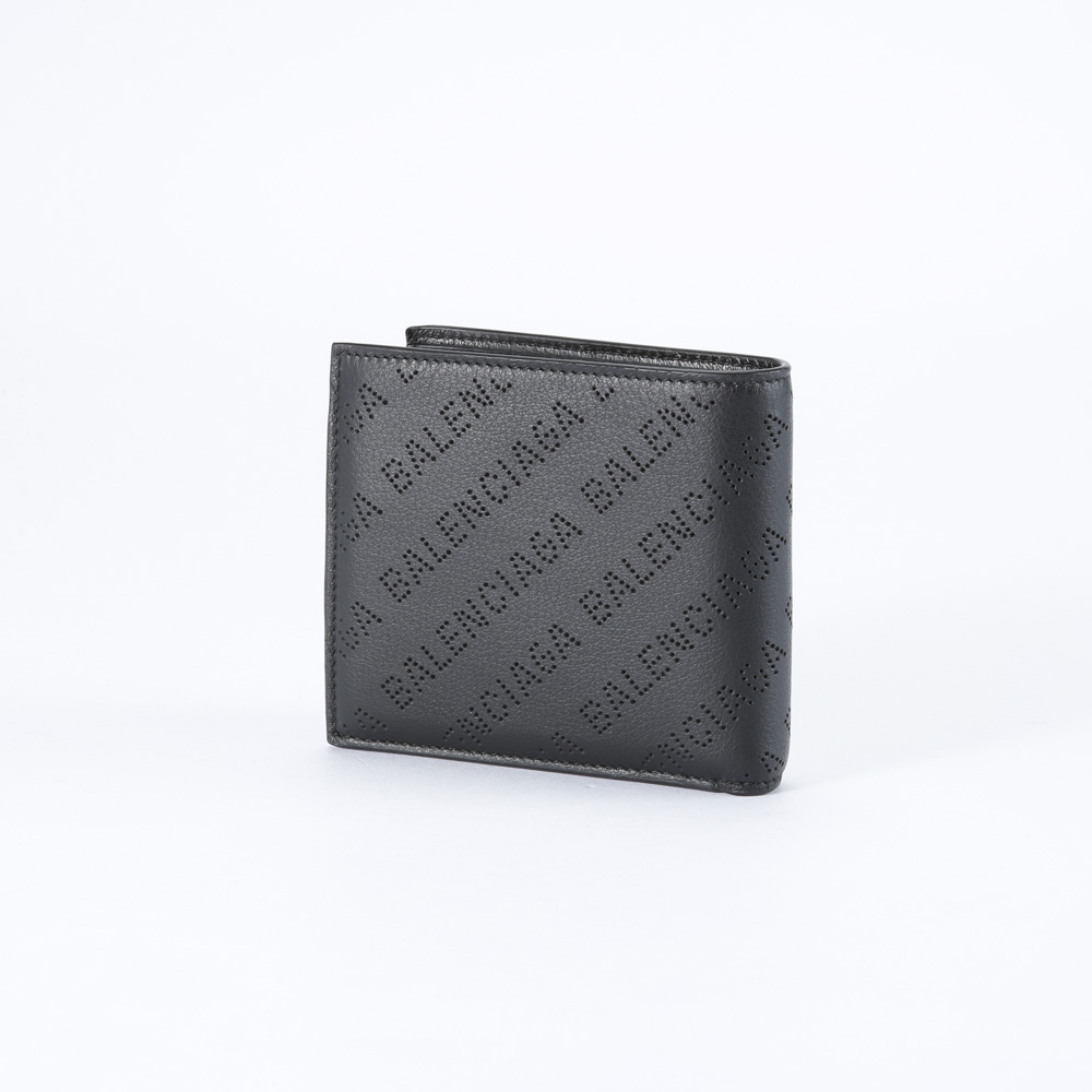 バレンシアガ BALENCIAGA 折財布 CASH PERFORATED LEATHER 折財布小銭入付 594315D6WZN【FITHOUSE ONLINE SHOP】