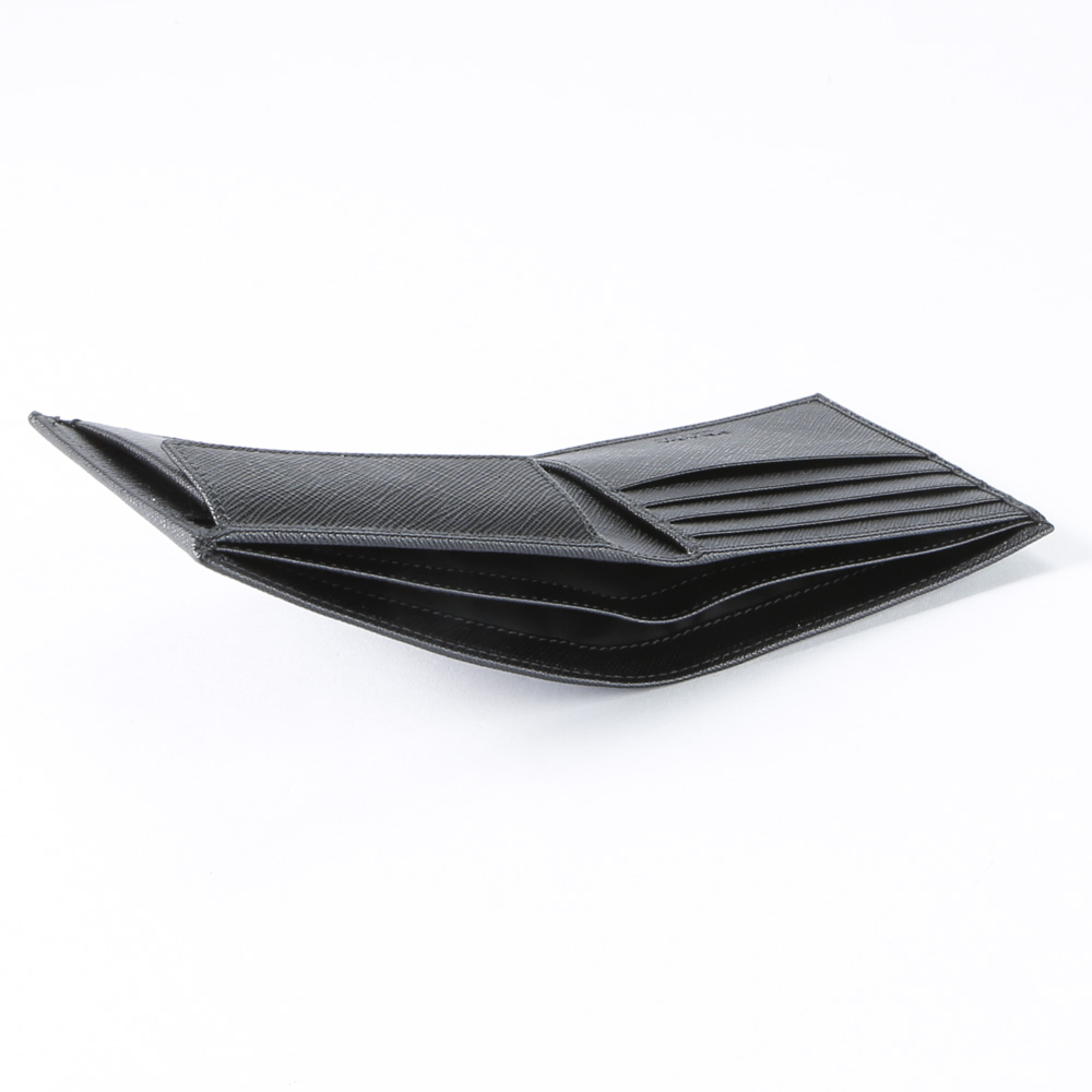 プラダ PRADA 折財布 SAF.TRIANGOLO 小銭入付/NERO 2MO738-QHH【FITHOUSE ONLINE SHOP】