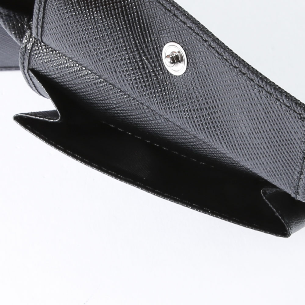 プラダ PRADA 折財布 SAF.TRIANGOLO 小銭入付/NERO 2MO738-QHH【FITHOUSE ONLINE SHOP】
