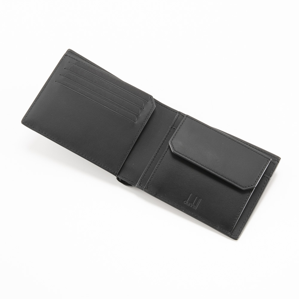 ダンヒル DUNHILL 折財布 シグネチャー ブラック 小銭入付 21R2320LT001R【FITHOUSE ONLINE SHOP】