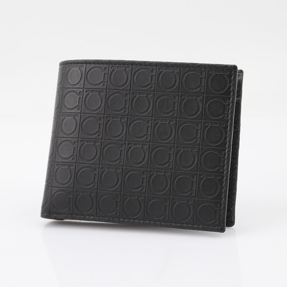 Ｆｅｒｒａｇａｍｏ FER･14R GAMMA SOFT SAF 折り財布 9407-0568274/D.BK ブラック【FITHOUSE ONLINE SHOP】