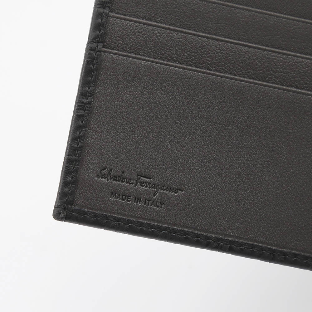 Ｆｅｒｒａｇａｍｏ FER･14R GAMMA SOFT SAF 折り財布 9407-0568274/D.BK ブラック【FITHOUSE ONLINE SHOP】