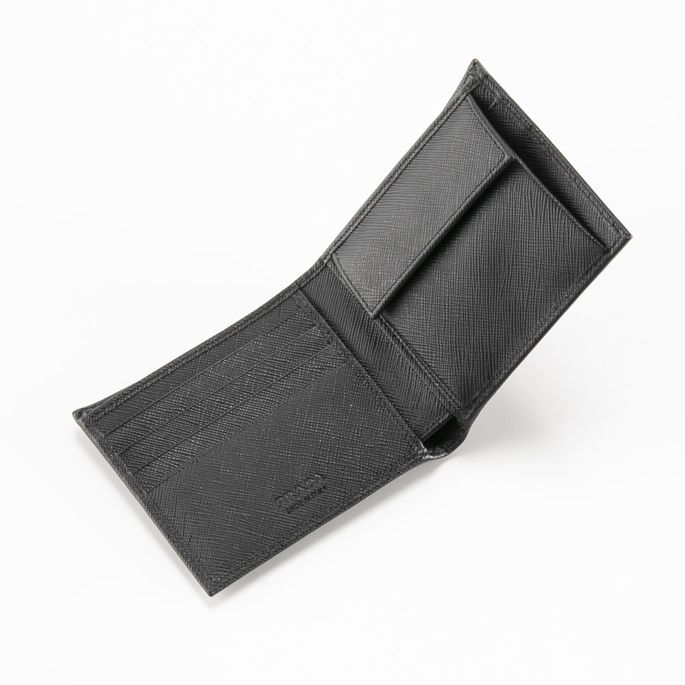 プラダ PRADA 折り財布 SAFFIANO TRIANGOLO 2MO738 QHH【FITHOUSE ONLINE SHOP】