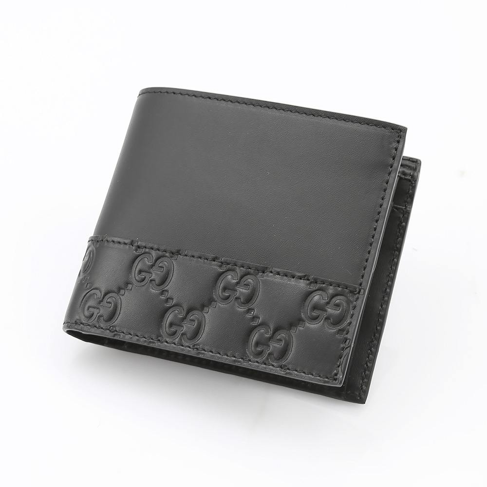 ＧＵＣＣＩ GUC･17S MISTRALﾚｻﾞｰGG折小銭付 365487CWD2N/1000/71 ブラック／ブラック【FITHOUSE ONLINE SHOP】