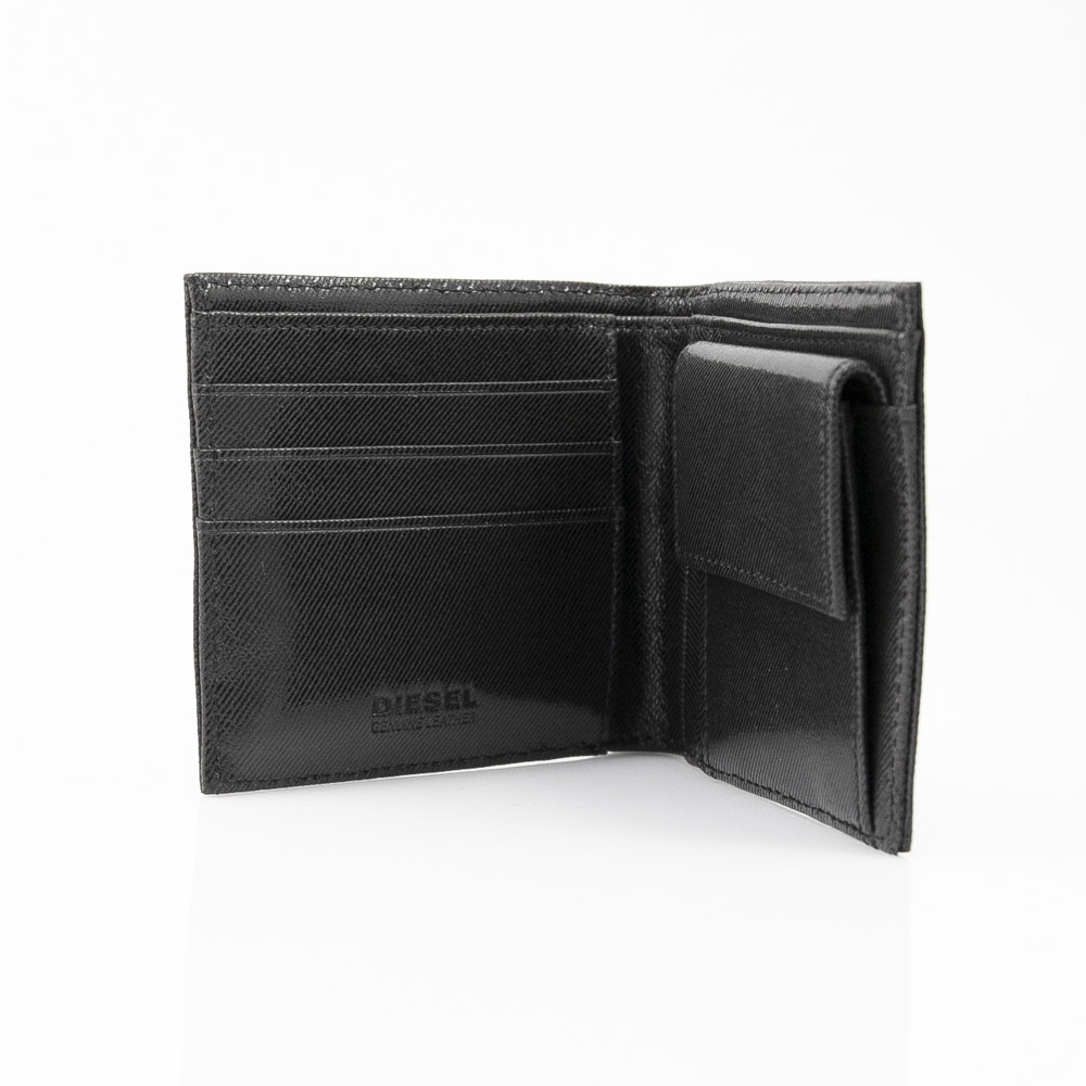 ディーゼル DIESEL 折財布 BELFIORE HIRESH折小銭 X05998P0114 T8013 ブラック【FITHOUSE ONLINE SHOP】
