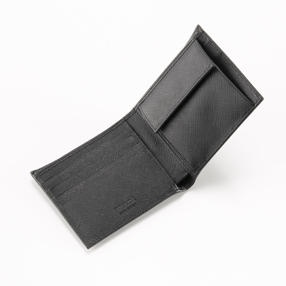 プラダ PRADA 折り財布 SAFFIANO TRIANGOLO 2MO738 QHH【FITHOUSE ONLINE SHOP】
