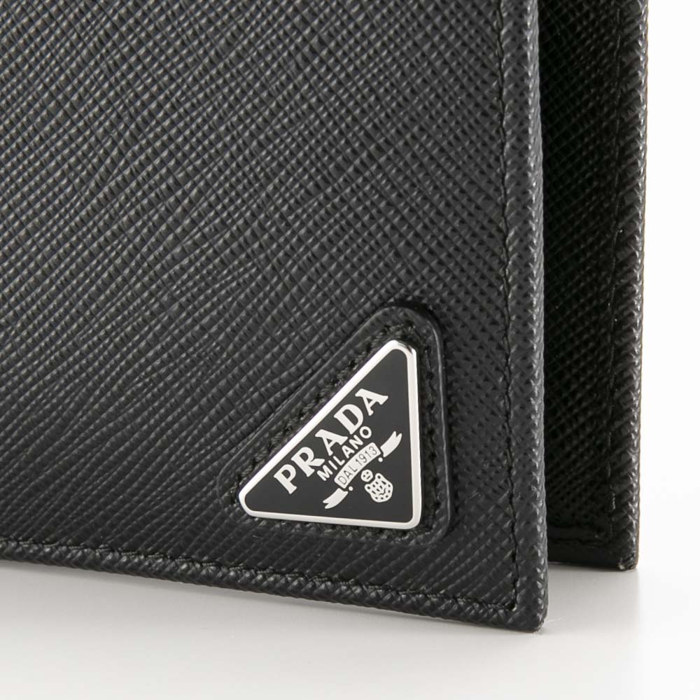 プラダ PRADA 折り財布 SAFFIANO TRIANGOLO 2MO738 QHH【FITHOUSE ONLINE SHOP】