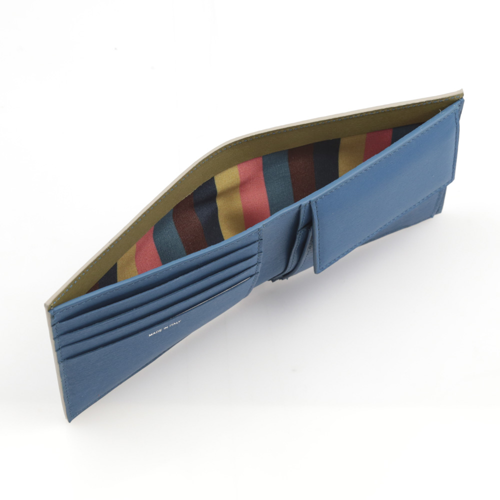 ポールスミス Paul Smith 折財布 STRAW GRAINﾊﾞｲｶﾗｰ M1A4833/ASTRGS【FITHOUSE ONLINE SHOP】