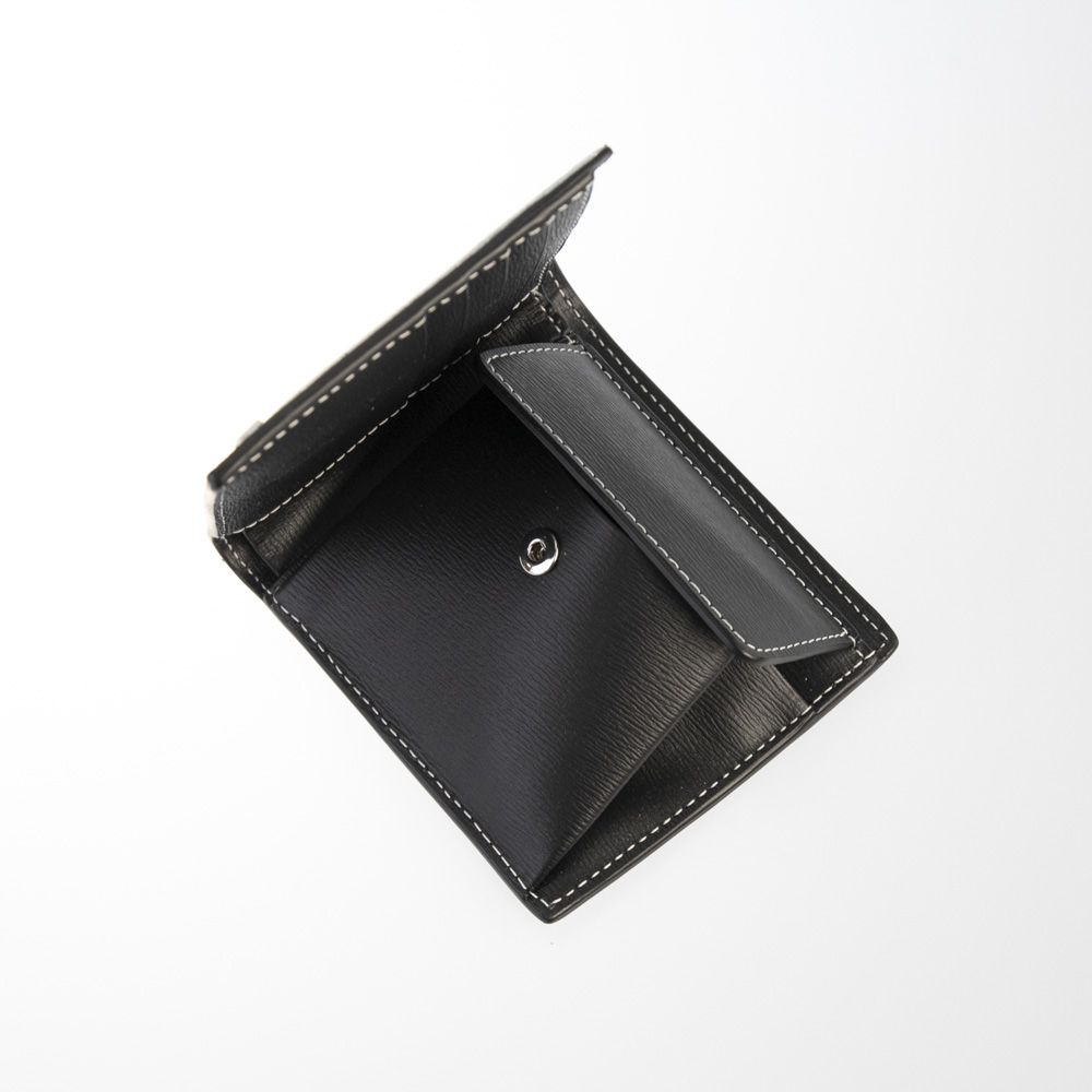 バーバリー BURBERRY 折財布 トップステッチグレーニーレザー折小銭付 8032484【FITHOUSE ONLINE SHOP】