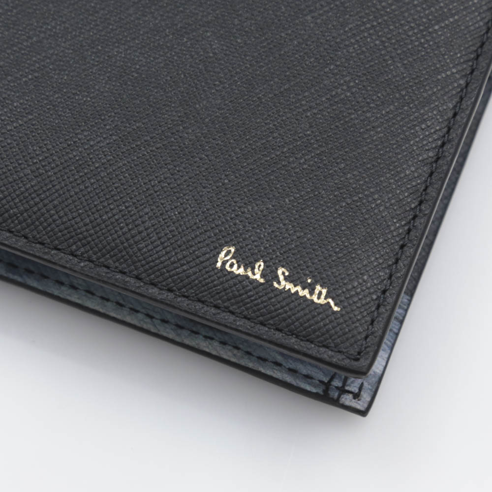 ポールスミス Paul Smith 折財布 MINI PRINT折小銭付 M1A4833/EMCOAL【FITHOUSE ONLINE SHOP】
