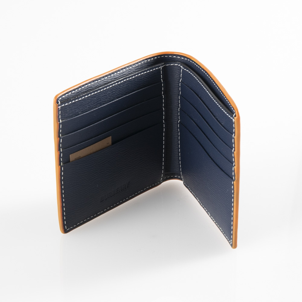 バーバリー BURBERRY 折財布 トップステッチグレイニーレザー 8032485【FITHOUSE ONLINE SHOP】