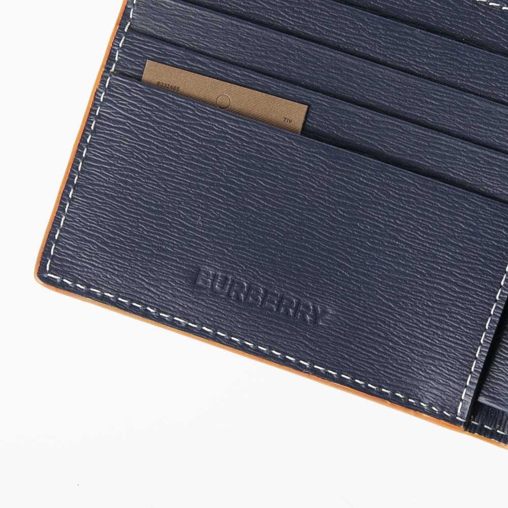 バーバリー BURBERRY 折財布 トップステッチグレイニーレザー 8032485【FITHOUSE ONLINE SHOP】