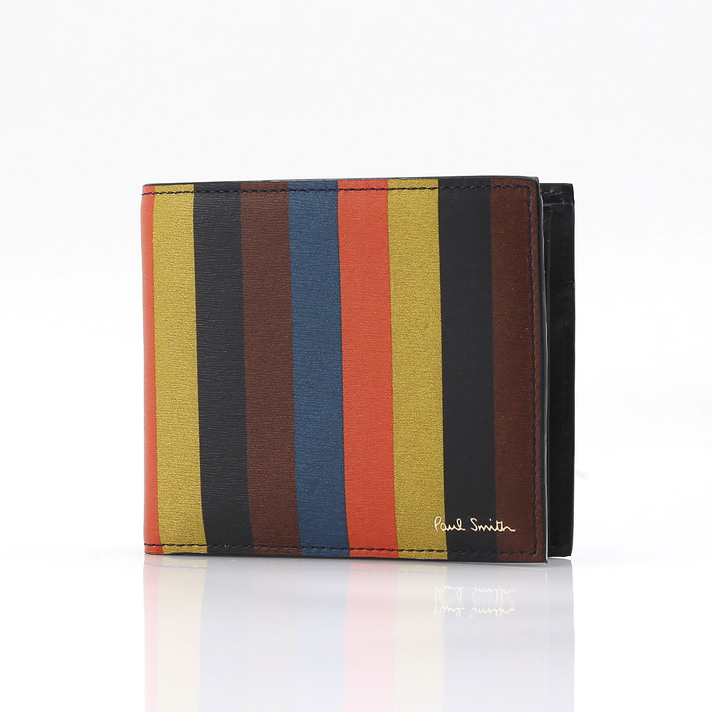 Paul Smith ポールスミス BRIGHT STRIPE折小銭付 M1A4833/A40023/BR.ST コンビ【FITHOUSE ONLINE SHOP】