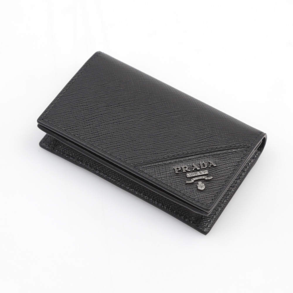 【10％OFFクーポン対象商品】プラダ PRADA 名刺入れ SAF.METAL名刺入/NERO 2MC122-QME【FITHOUSE ONLINE SHOP】