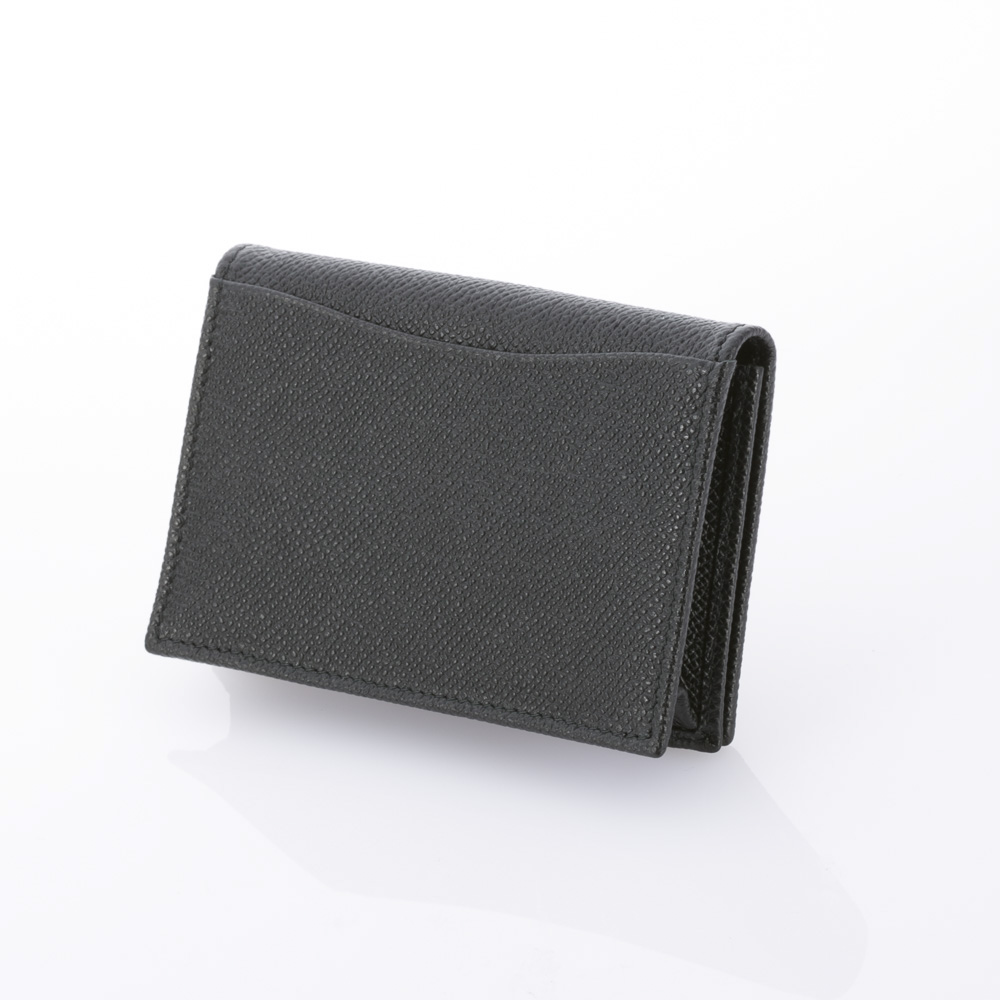 BVLGARI ブルガリ 名刺入れ カードケース 20361ｸﾞﾚｲﾝﾚｻﾞｰ/BK【FITHOUSE ONLINE SHOP】