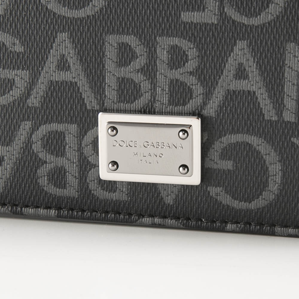 ドルチェ&ガッバーナ DOLCE&GABBANA コーティング ジャカード ファブリック ロゴ カードケース 名刺入れ BP1643 AJ705【FITHOUSE ONLINE SHOP】