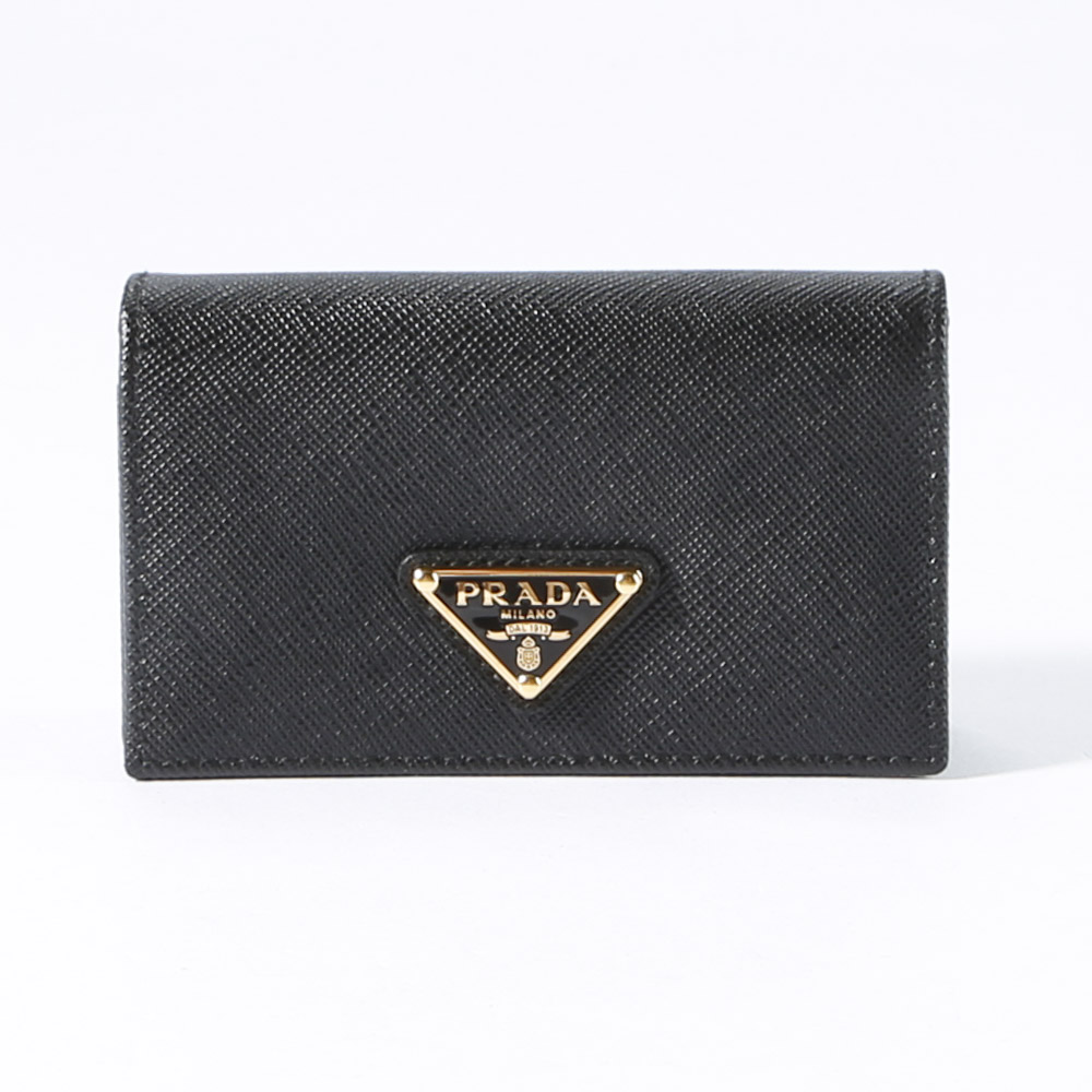 プラダ PRADA 名刺入れ SAF.TRIANGOLO/NERO 1MC122-QHH【FITHOUSE ONLINE SHOP】