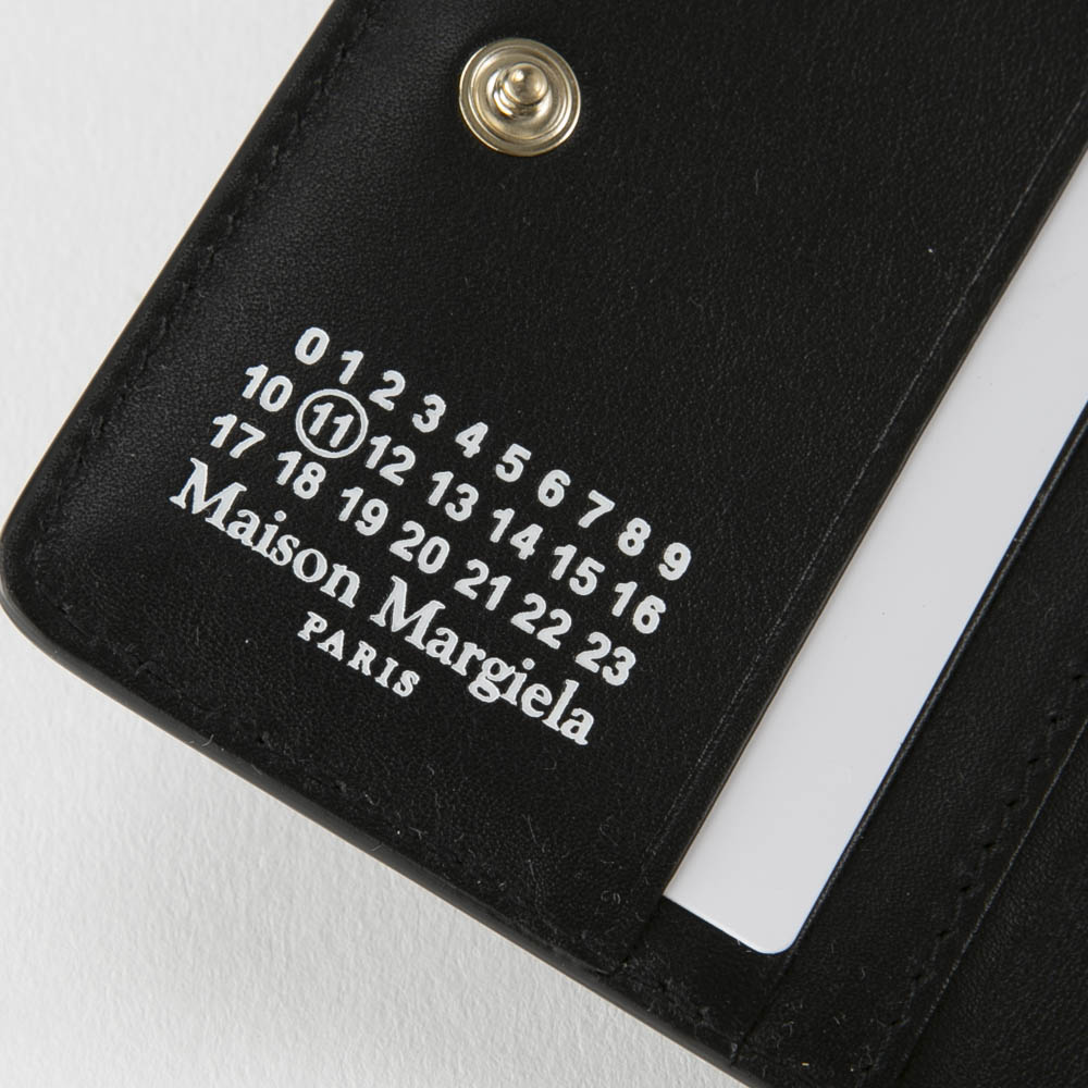 メゾンマルジェラ Maison Margiela カードケース・名刺入れ 4ステッチカーフキーリング付き S56UI0128-P4303