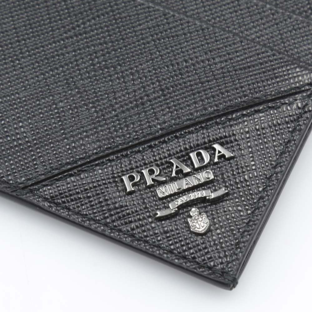 プラダ PRADA カードケース SAF.METAL/NERO 2MC223-QME【FITHOUSE ONLINE SHOP】