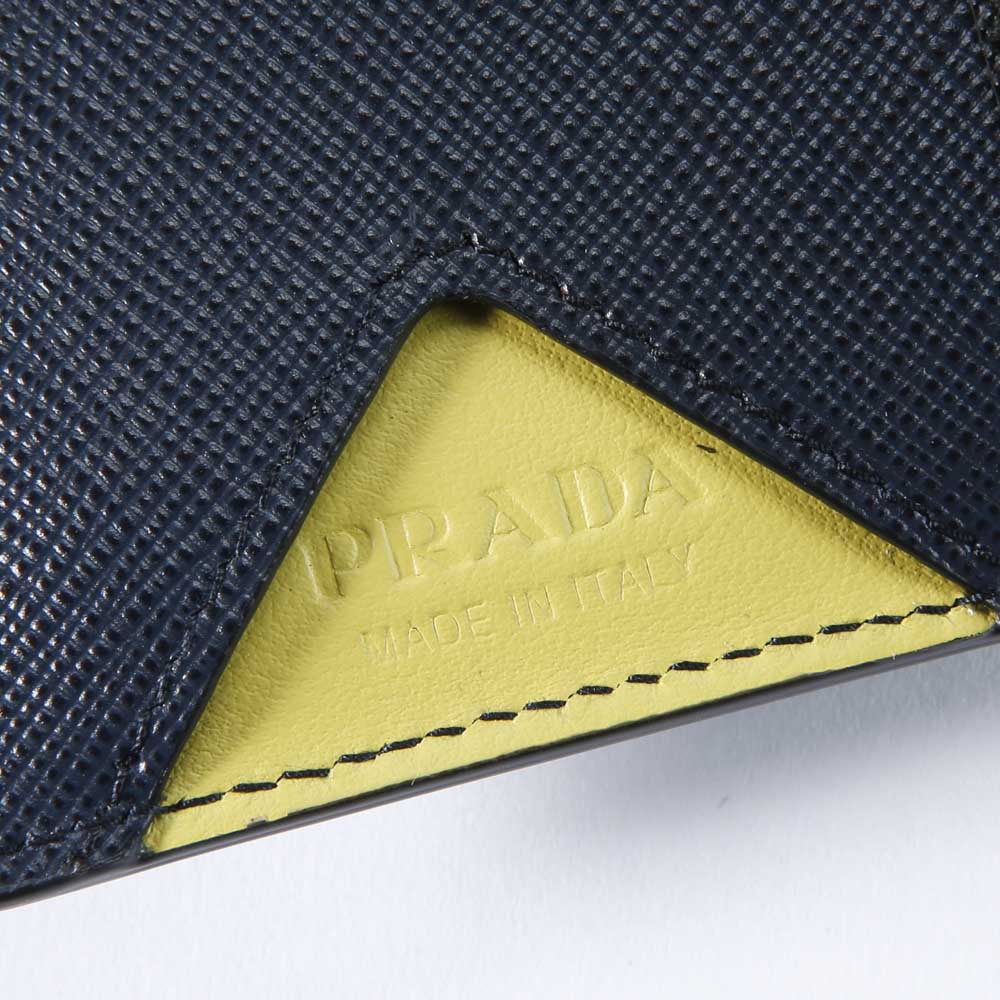 プラダ PRADA カードケース SAF.TRIANGOLO COLOUR/NERO 2MC101-2DRM【FITHOUSE ONLINE SHOP】