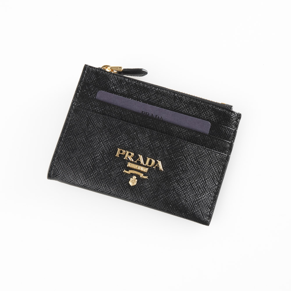 プラダ PRADA カードケース コインケース 黒 1MC026【53351】