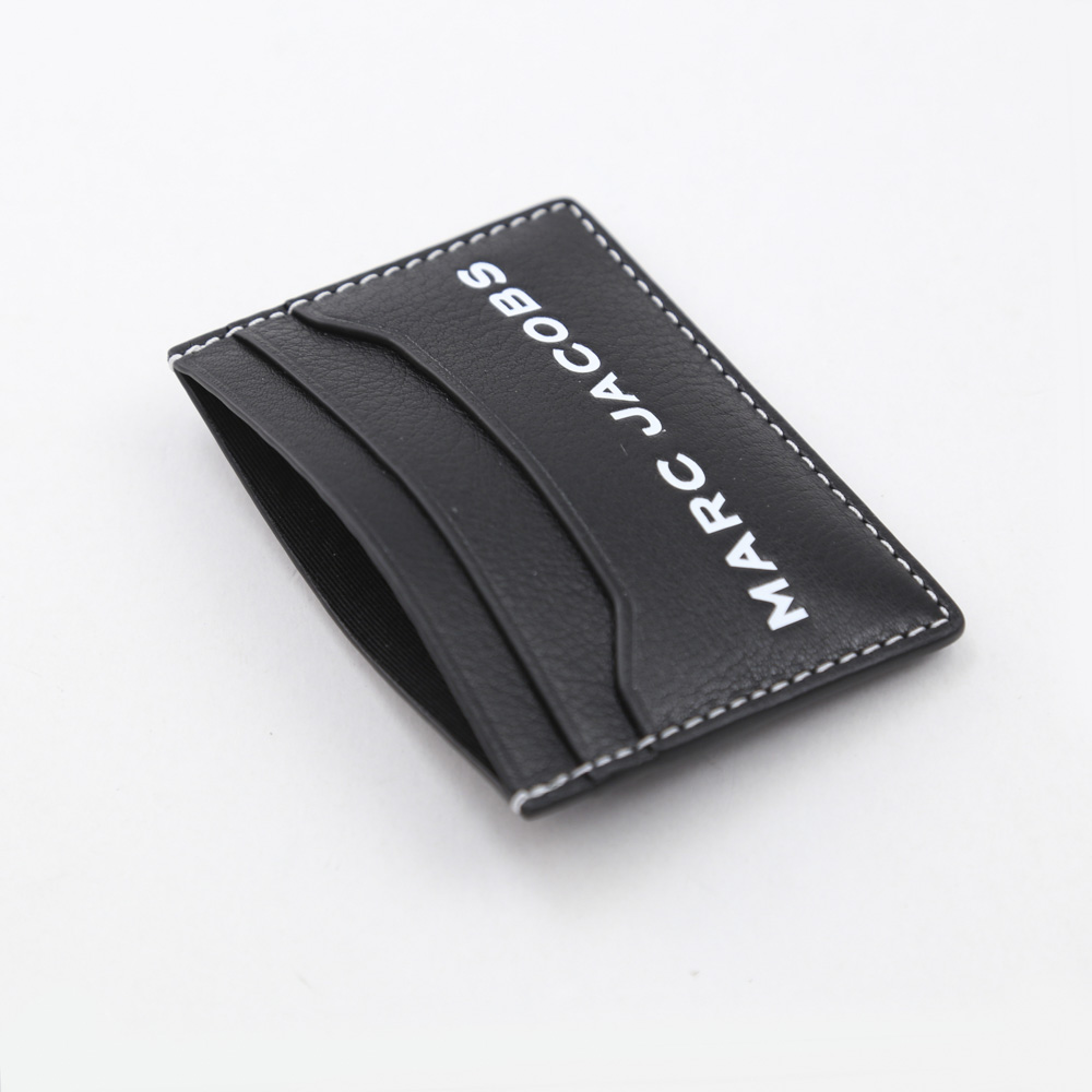 マークジェイコブス MARCJACOBS カードケース TEXTURED TAGカードケース M0014871 001-BK ブラック／ホワイト【FITHOUSE ONLINE SHOP】