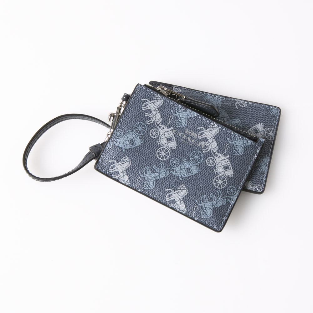コーチ COACH 小銭入れ・カードケース ホースアンドキャリッジプリントランヤードID&コインケース 79945【FITHOUSE ONLINE SHOP】