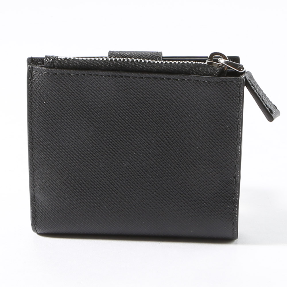 プラダ PRADA 折財布 SAFFIANO TRIANGOLO カードホルダー 小銭入付/NERO 2MC066-QHH【FITHOUSE ONLINE SHOP】