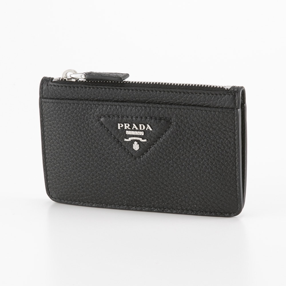 プラダ PRADA 折り財布 VITELLO DAINO フラグメントケース 2MC084 2BBE ...