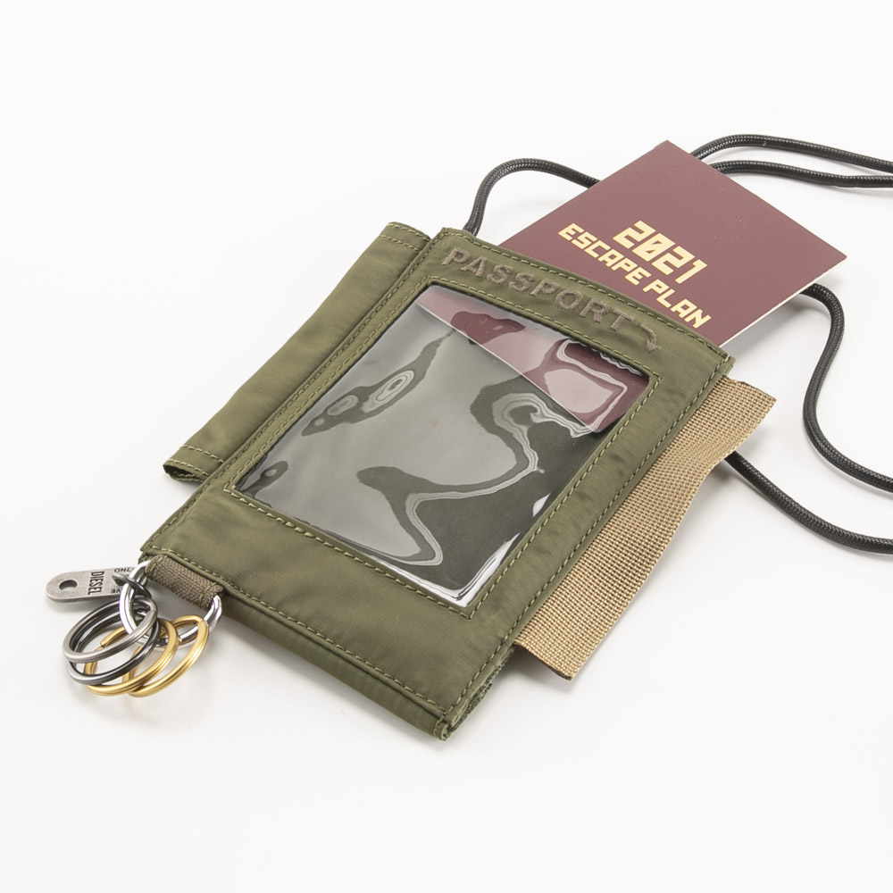 ディーゼル DIESEL 小銭入れ+パスケース TRAVELDREAM TRAVELPAX キーリング付き X08111P2692【FITHOUSE ONLINE SHOP】