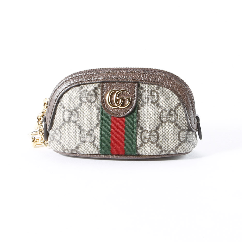 グッチ GUCCI コインケース・小銭入れ キーリング付き GGスプリーム ...