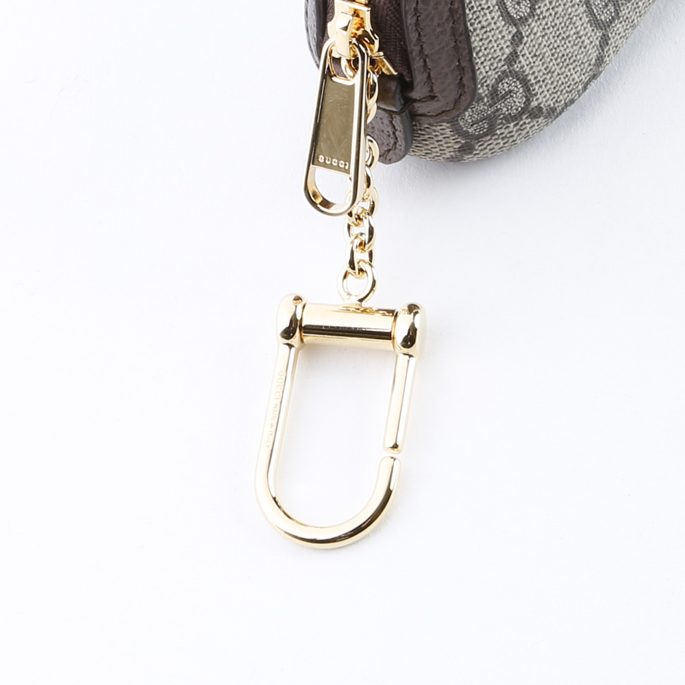 グッチ GUCCI コインケース・小銭入れ キーリング付き GGスプリーム