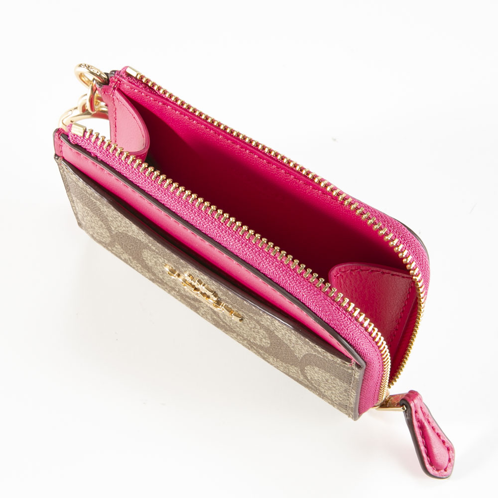 コーチ COACH 小銭入れ シグネチャー PVC キーリング付 C8275【FITHOUSE ONLINE SHOP】