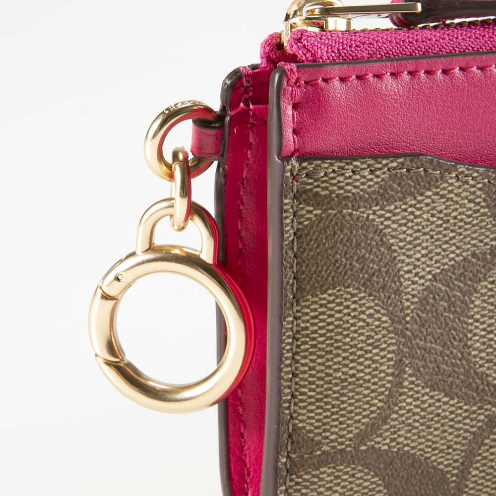 コーチ COACH 小銭入れ シグネチャー PVC キーリング付 C8275【FITHOUSE ONLINE SHOP】