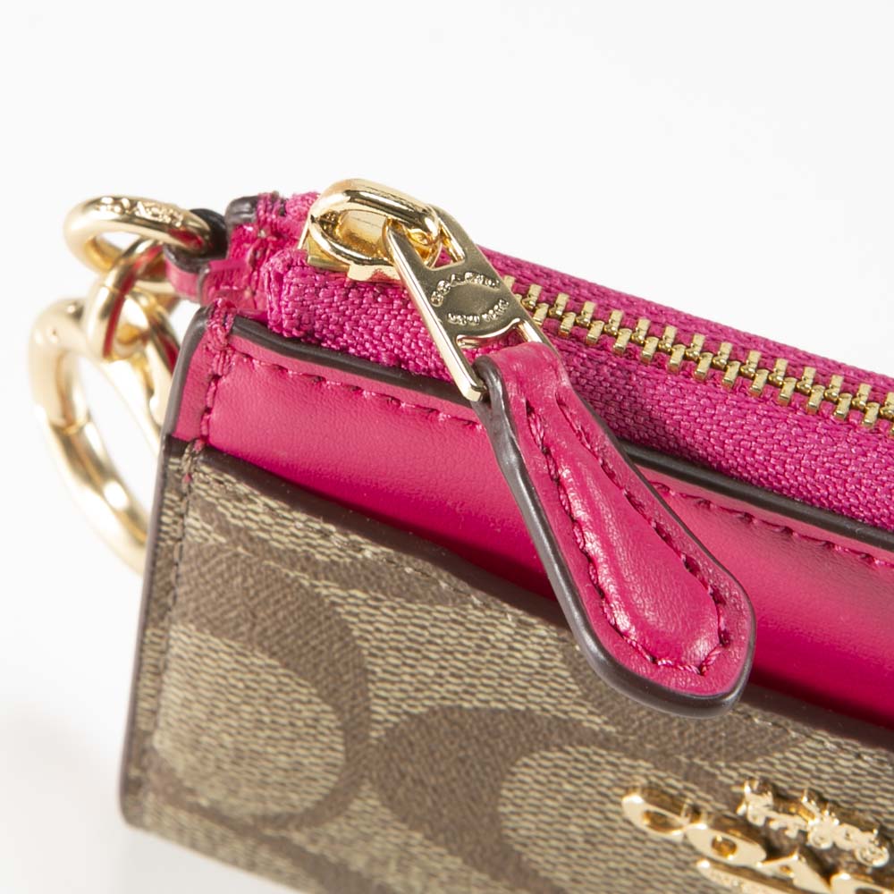 コーチ COACH 小銭入れ シグネチャー PVC キーリング付 C8275【FITHOUSE ONLINE SHOP】