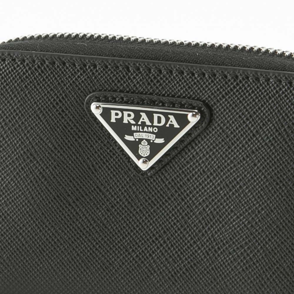 プラダ PRADA ラウンド小銭入れ サフィアーノトライアングル コイン