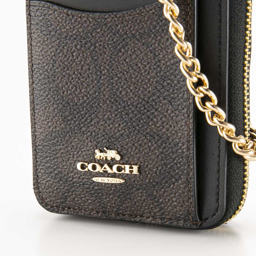 コーチ COACH 小銭入れ カードケース PVCシグネチャーチェーン付きコインケース CW883【FITHOUSE ONLINE SHOP】