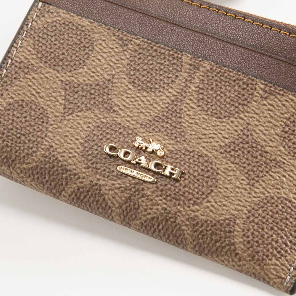 コーチ COACH シグネチャーミニIDスキニー小銭入れ カードケース CW870【FITHOUSE ONLINE SHOP】