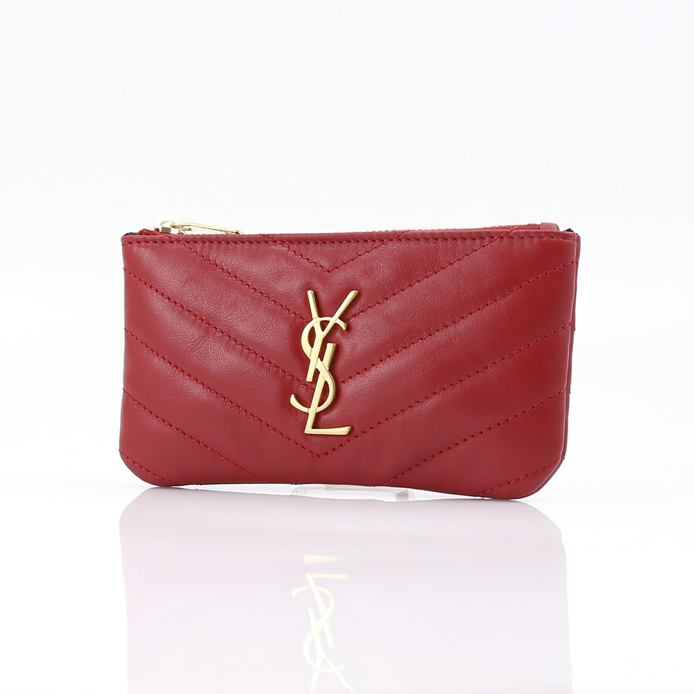 Saint Laurent サンローラン モノグラムＳＬマテラッセ　438386CWU01　6805　レッド【FITHOUSE ONLINE SHOP】
